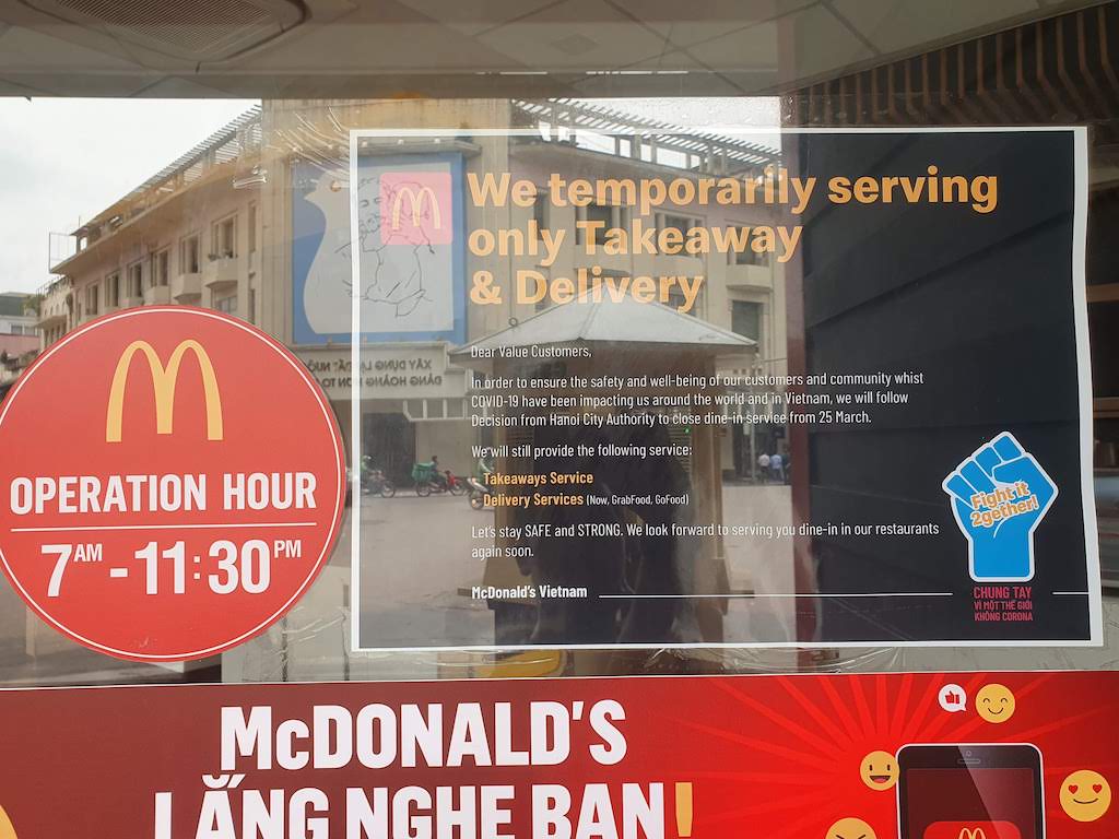 hanoi mcdonalds closing down