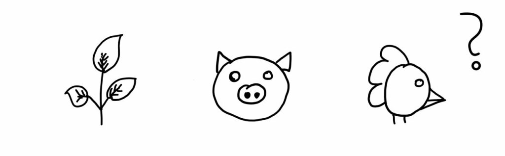 How To Sketch Your Ideas Quickly Using Just 4 Simple Shapes 3 sketching ideas quickly veggie chicken or pork