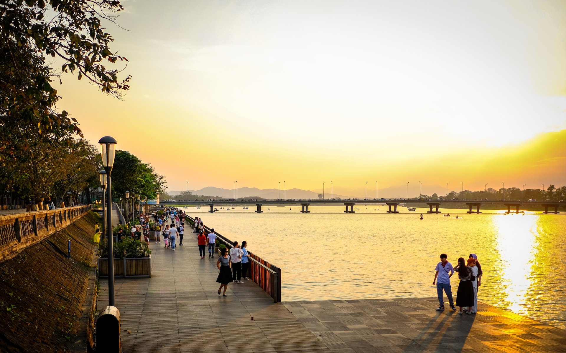 Hue Sunset New Walkway