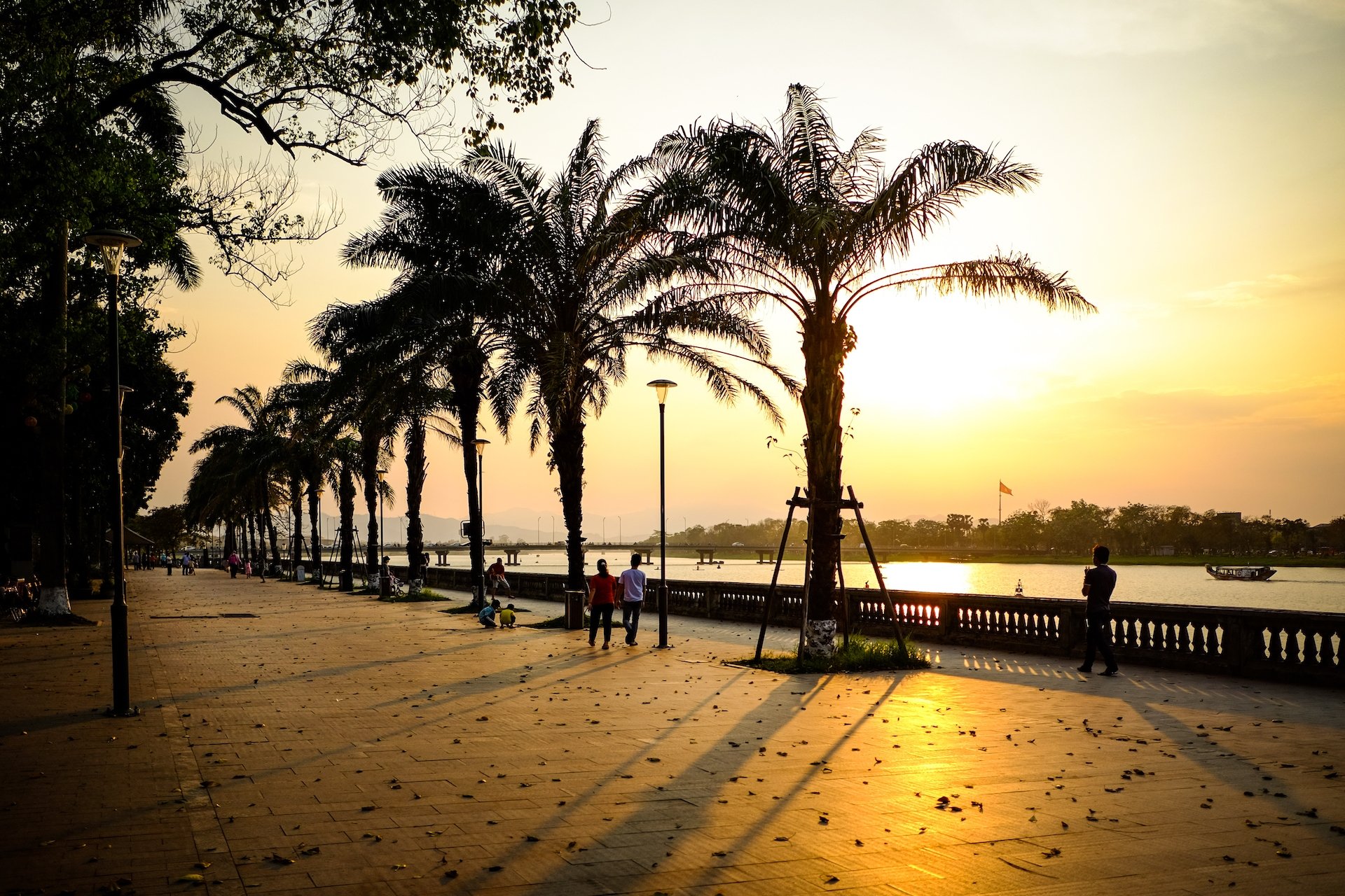 Hue Sunset River Walk