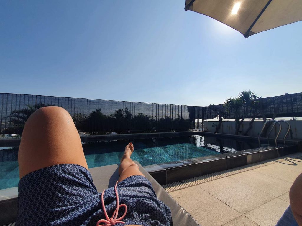 January to March 2021 - Quarterly Life & Business Update 2 Da Nang January 2021 Pool Moon Hotel