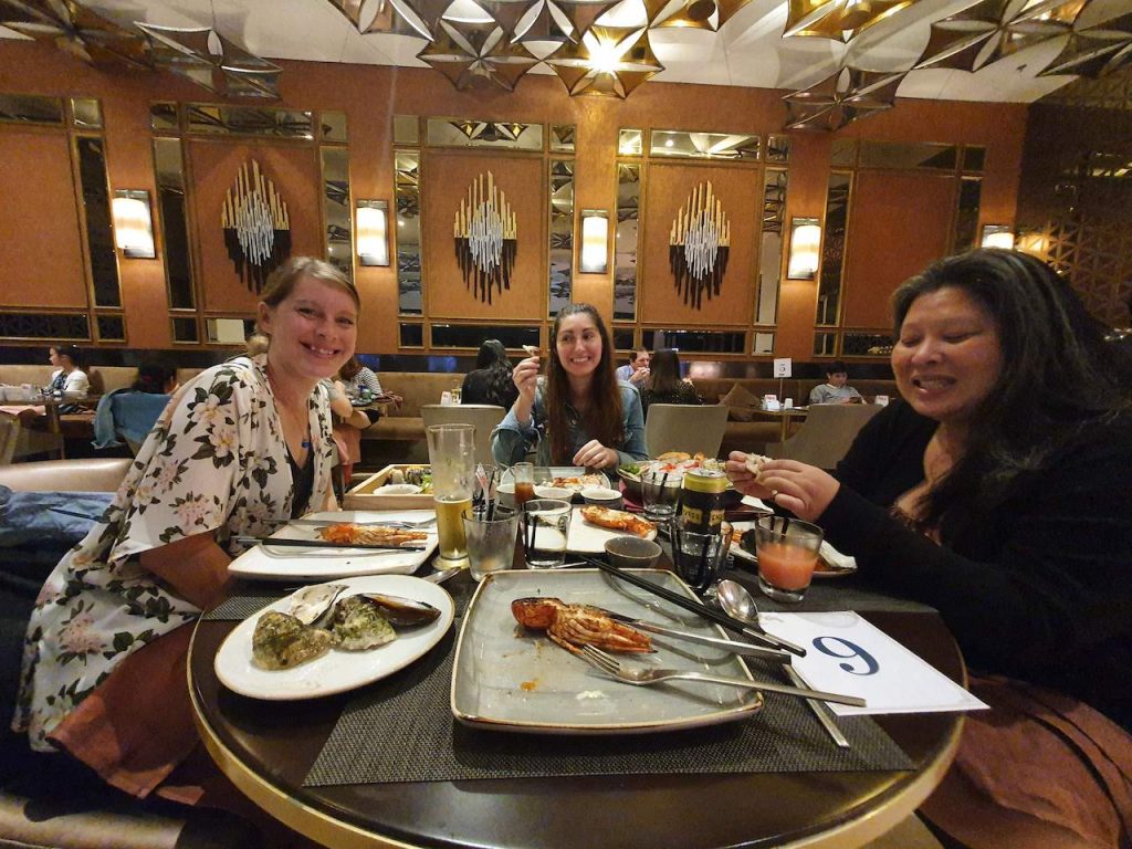 January to March 2021 - Quarterly Life & Business Update 7 Sheraton Hotel Da Nang Resort Seafood Buffet Friends