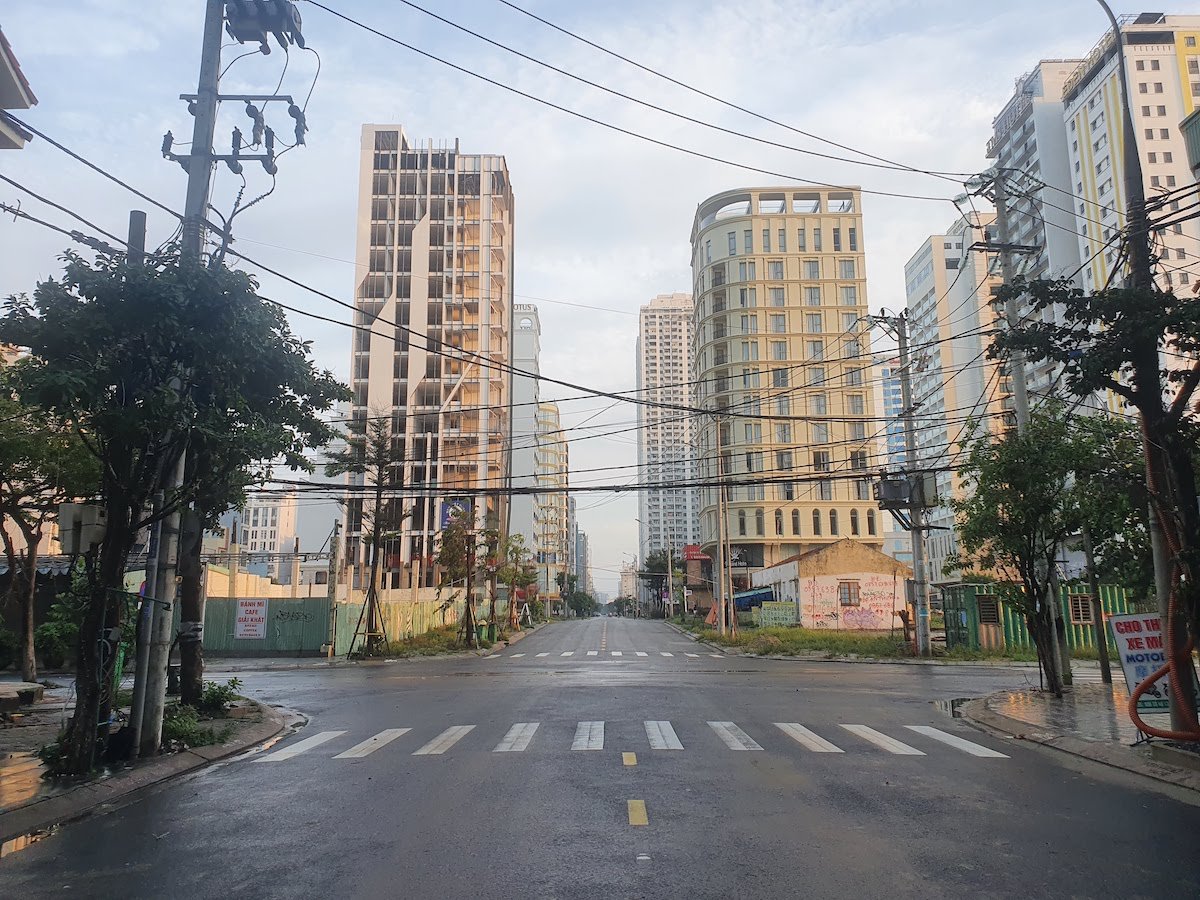 My Experience of Leaving Vietnam During Covid in a 📸 Photo Journal 6 Lockdown Danang Empty streets