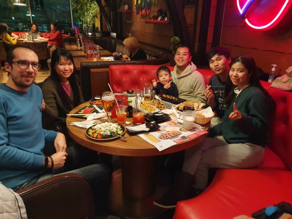 Sofia Dinner with vietnamese friends