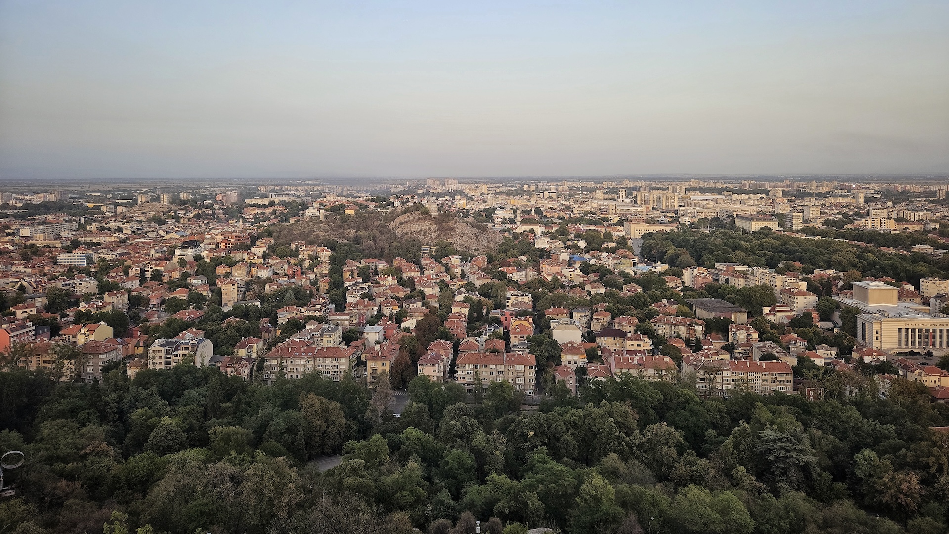 Plovdiv City Skyline