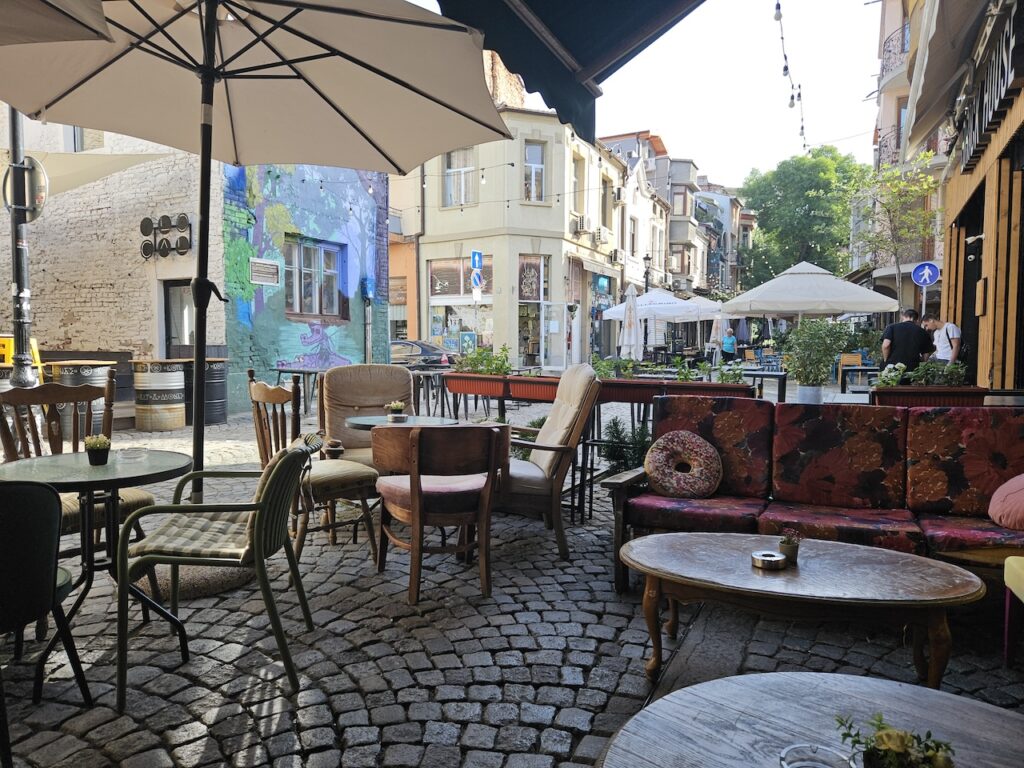 Plovdiv Kapana district Morning Coffee